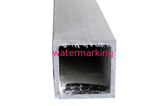 Perfiles resistentes ULTRAVIOLETA del tubo del cuadrado de FRP con el color de aluminio