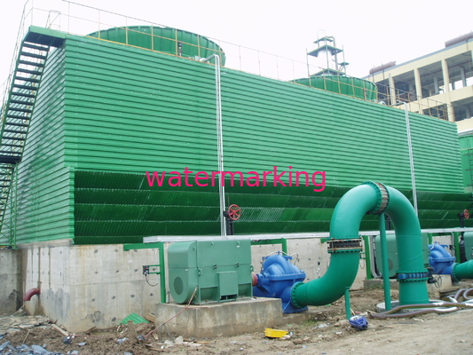 Torre industrial de la refrigeración por agua del cuadrado del uso con eficacia alta