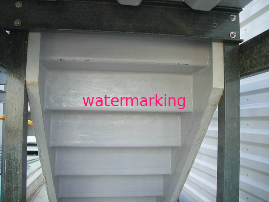 Las escaleras de paso de la fibra de vidrio, torre de enfriamiento parte la escalera antideslizante de FRP