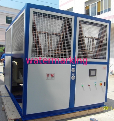 Shell/tipo aire del tubo - el refrigerador RO-130AS del tornillo del agua con la capacidad de enfriamiento 130KW modificó el refrigerante para requisitos particulares