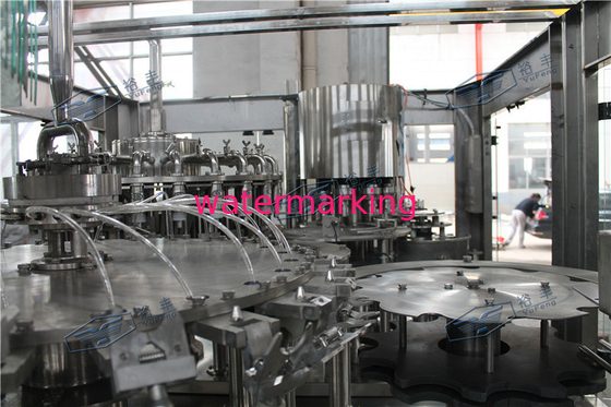 máquina de rellenar del jugo principal del cuello 24 de la botella de 38m m con control de la temperatura