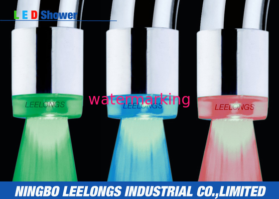 Grifo de temperatura controlada de la burbuja de la selva tropical LED de la cabezal de ducha comercial de la lluvia