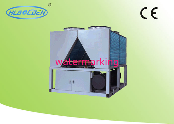 refrigerador de agua refrescado aire residencial 100RT con el compresor doble del tornillo