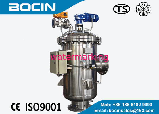 Filtro automático de la limpieza de uno mismo de la filtración del agua de la industria con el material del acero inoxidable