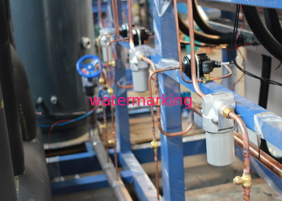 Unidades de condensación de la refrigeración refrigerada por agua comercial del tornillo de Carlyle/refrigerador industrial